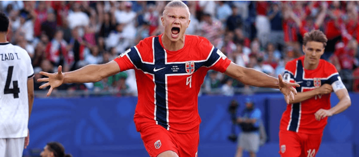 Haaland frappe fort d'entrée : la Norvège écrase l'Irak (4-1)