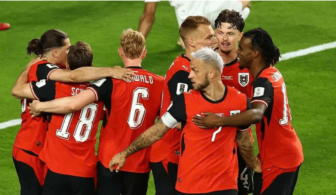 L'Autriche s'impose 3-1 face à la Jordanie
